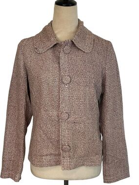 Y2K Kaity Pink Tweed Wool Blend Jacket – NWT